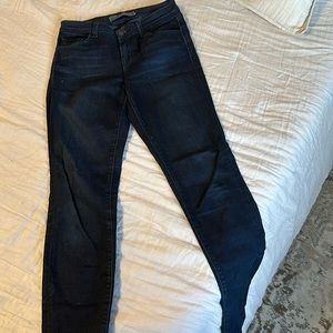 J Brand Dark Blue Skinny Jeans